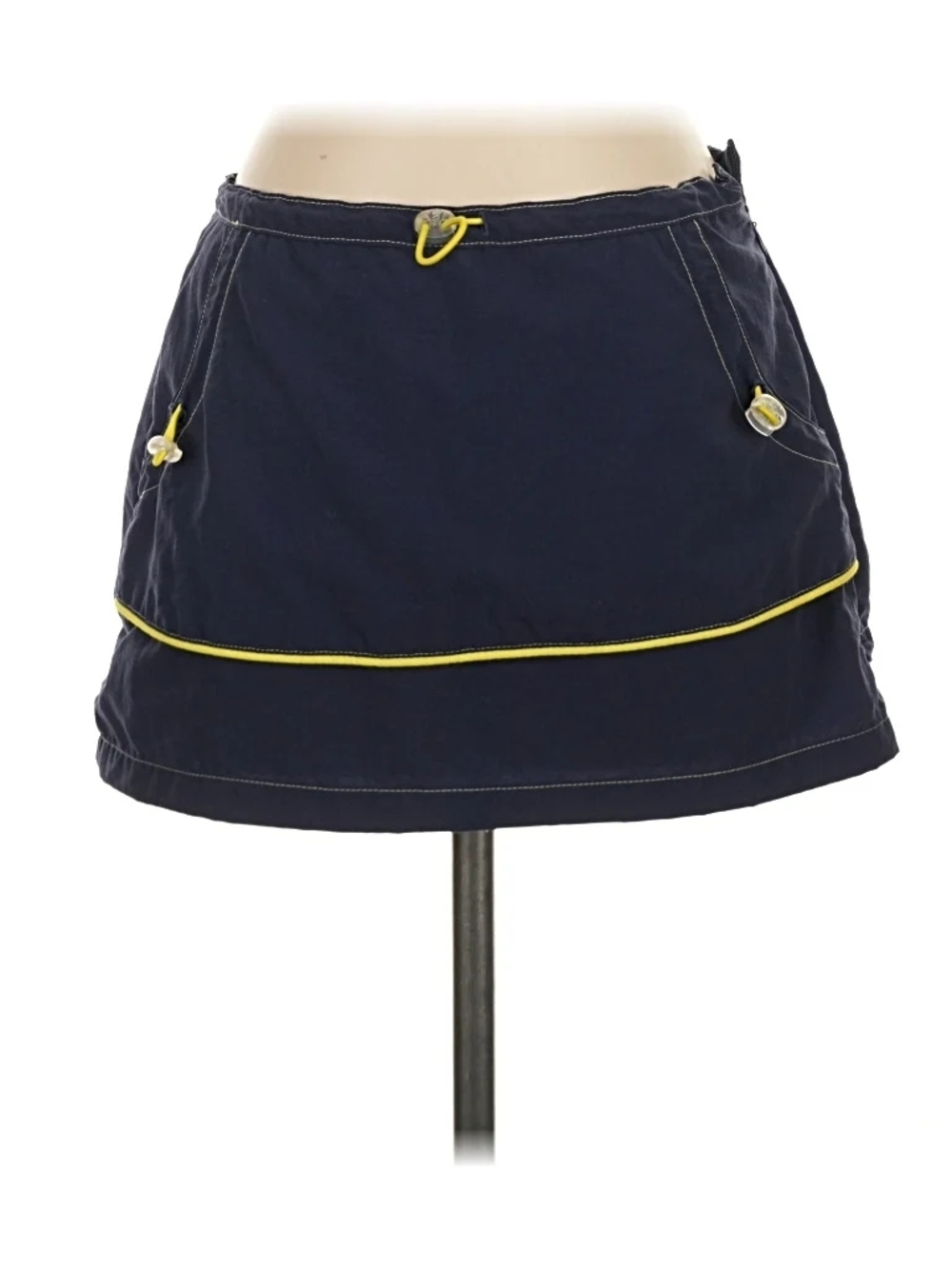 Ice Studios Navy Blue Renell Medrano Sporty Skirt